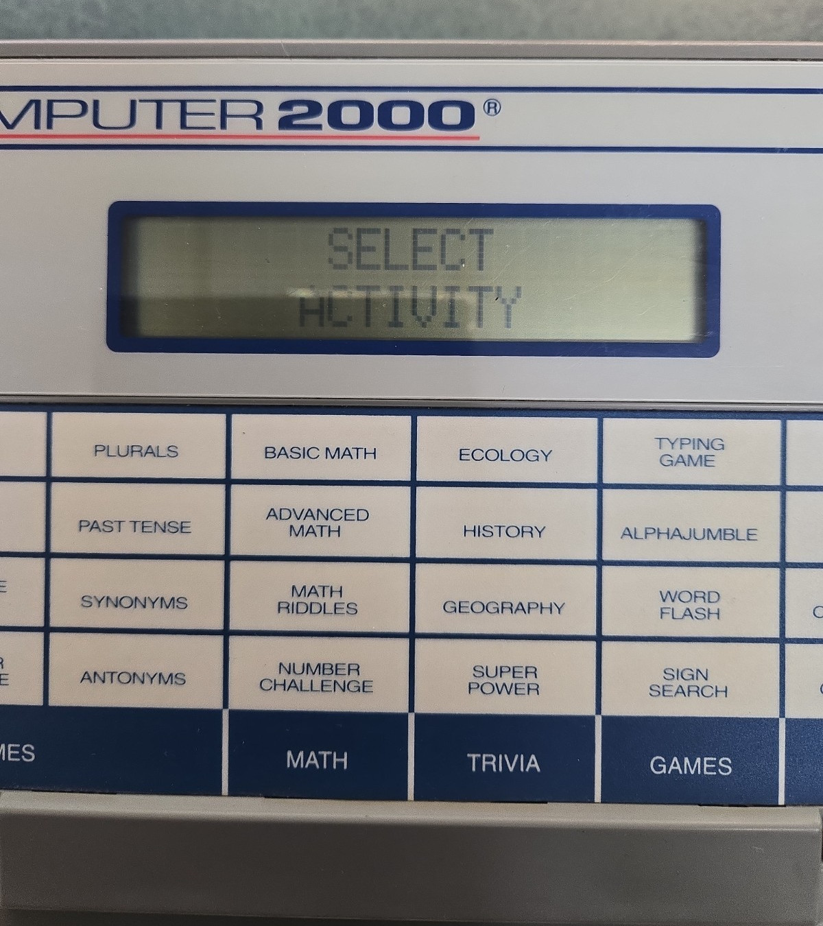 Vintage VTech Pre computer 2000 Educational Toy