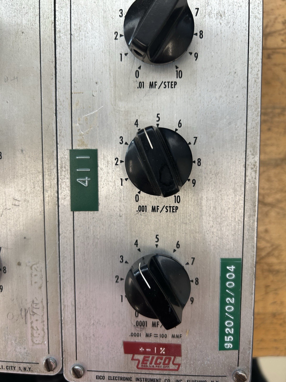 Capacitor Decade Box Model 1180