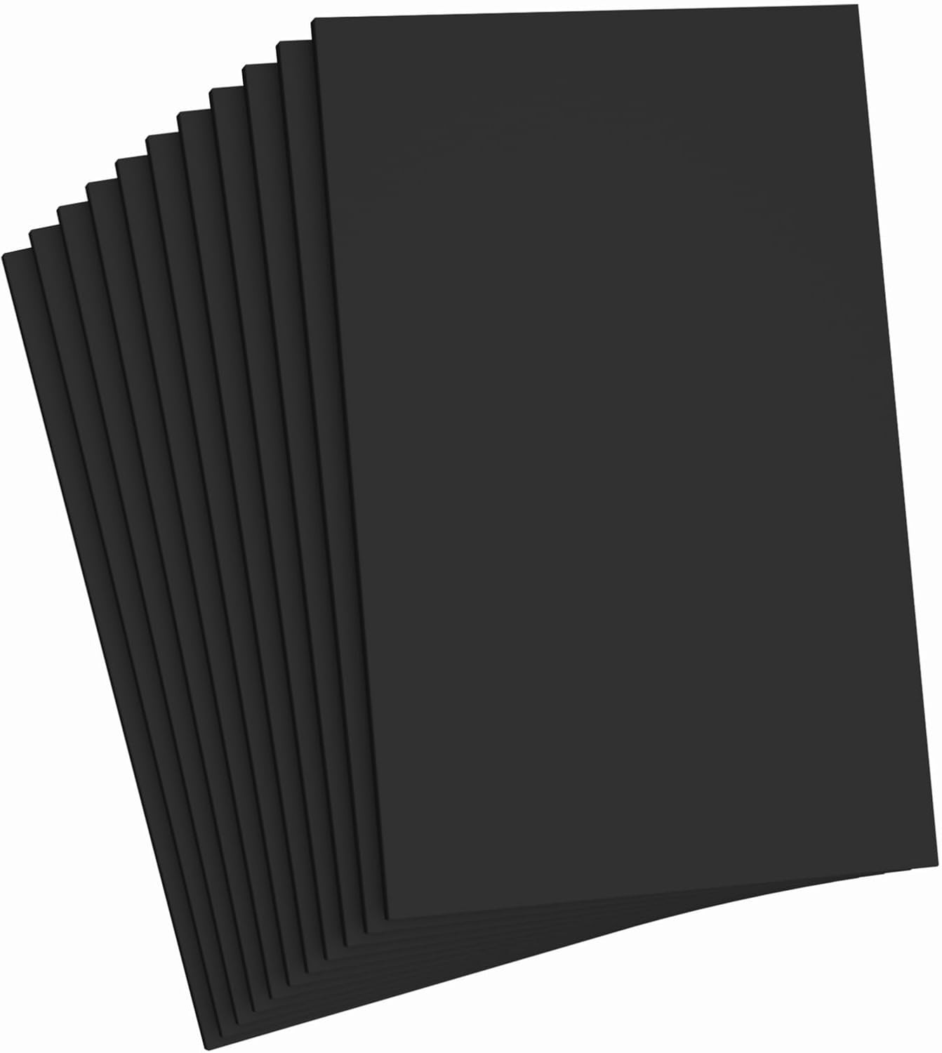 Black Foam Sheets Crafts, 8.5X5.5 Inch Eva Craft Foam Paper for Crafts Project C