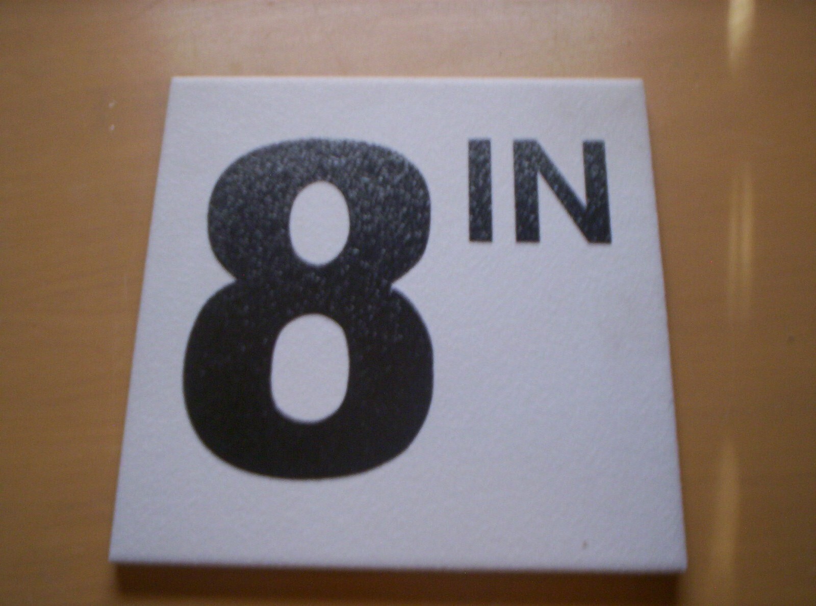 "8IN" Ceramic Tile Swimming pool deck marker with non slip grit