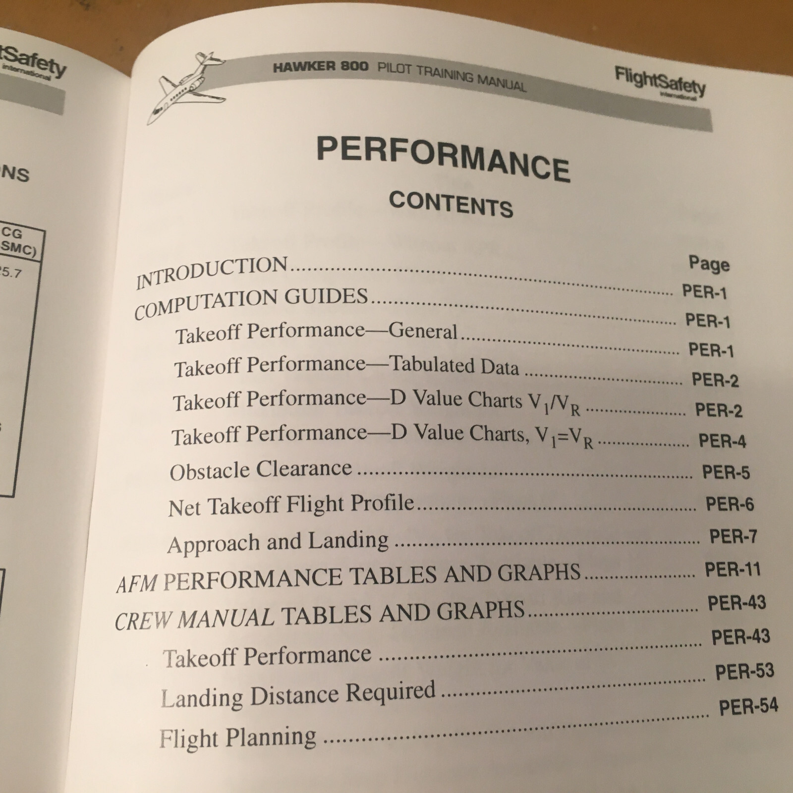 Hawker 800 Pilot Training Manual, Vol. 1, Operational Information