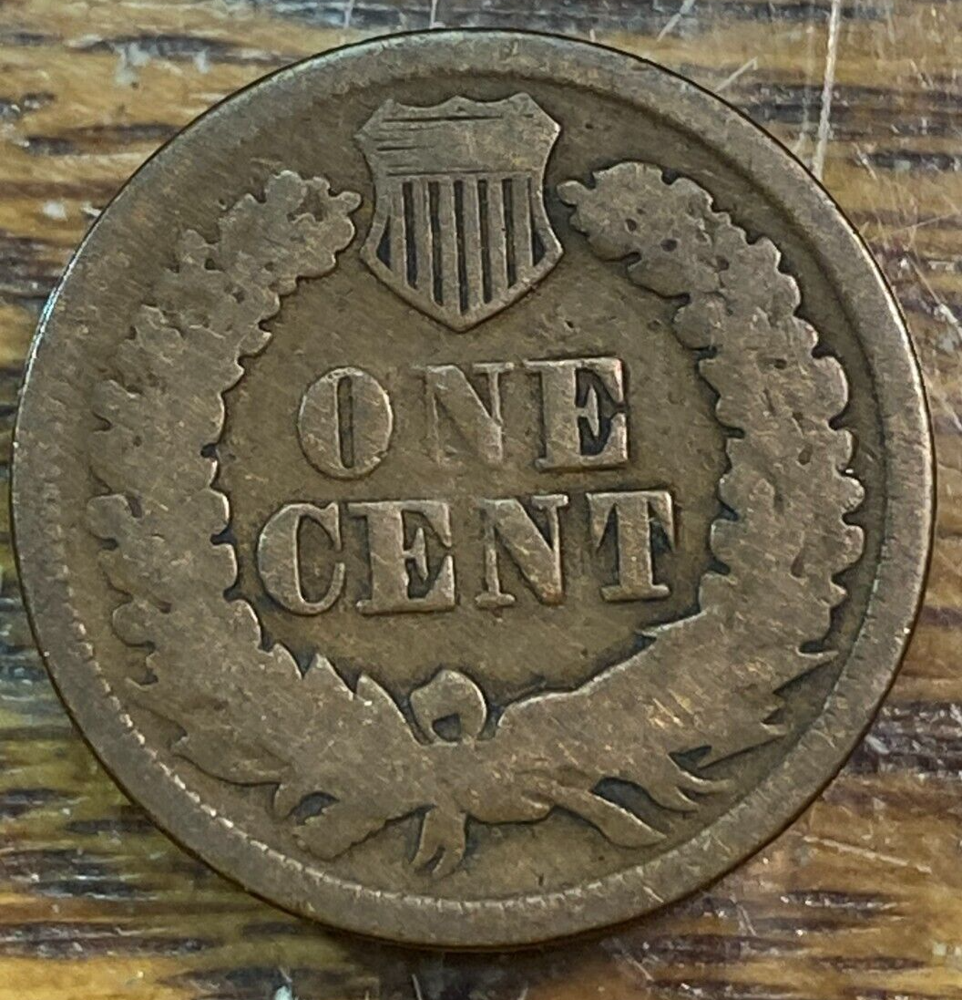 1864-L Indian Cent Nice Original Good CHRC