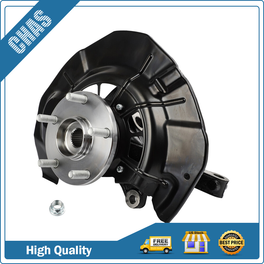 Front Right Steering Knuckle & Wheel Hub Bearing For Toyota Highlander 2004-2007