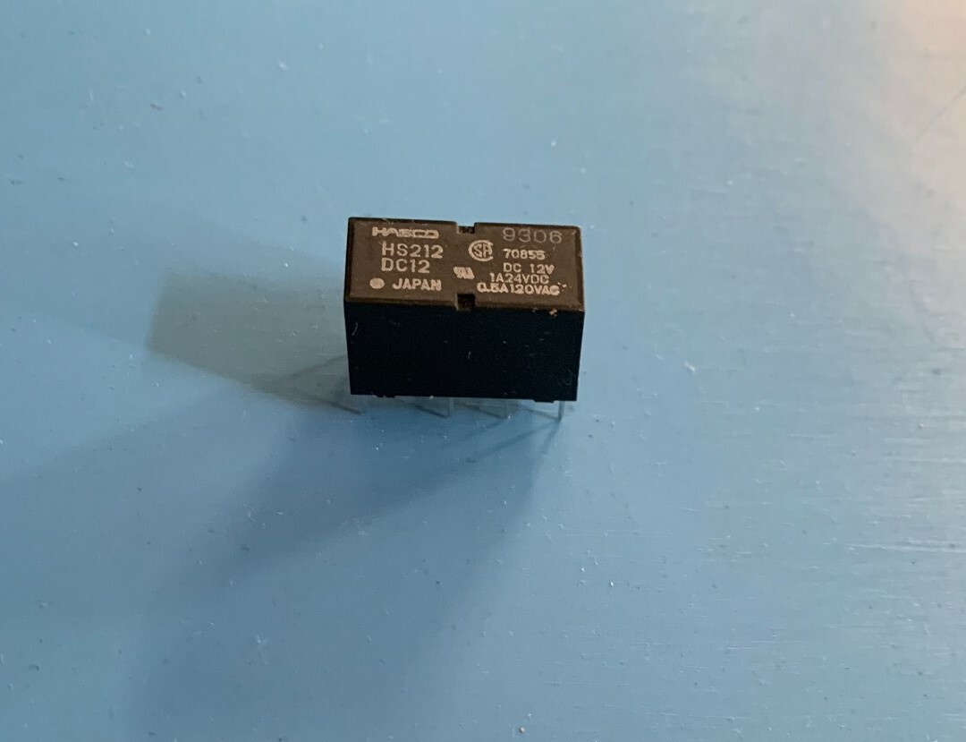 HS212DC12 HASCO POLARIZED RELAY 12VDC 12.5mA DPDT PC 150 MW POWER CONSUMPTION