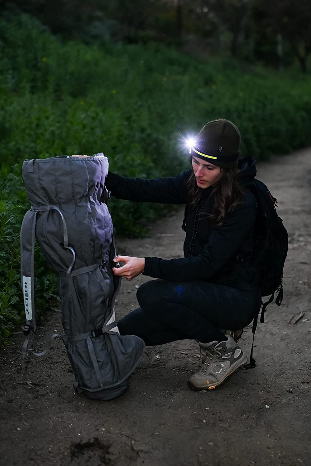 the Original LED Headlamp Rechargeable Flashlight for Adults Camping Essentials