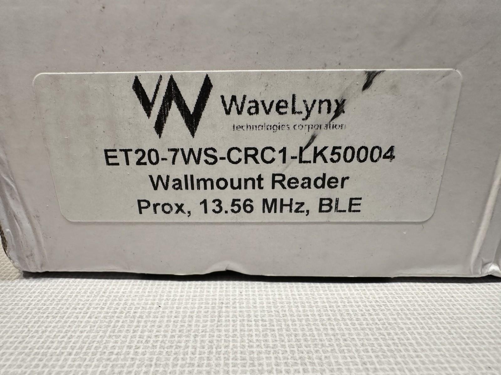 WAVELYNX ET20-7WS SINGLE GANG MULTI TECHNOLOGY READER Prox13.56MHz WITH BLE