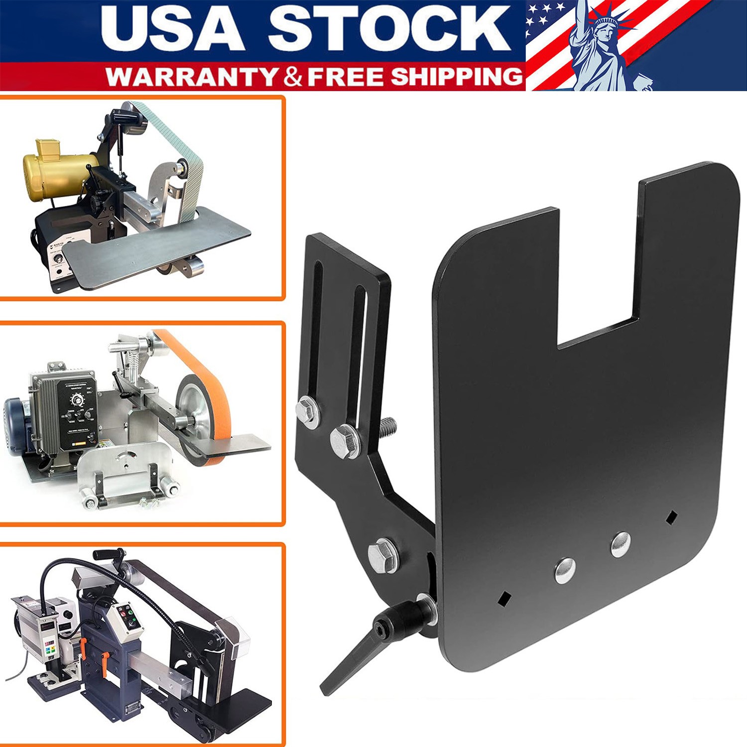 2x72" Knife Bevel Grinding Jig Tool Rest OBM Belt Grinder Tilt Table Flat Platen