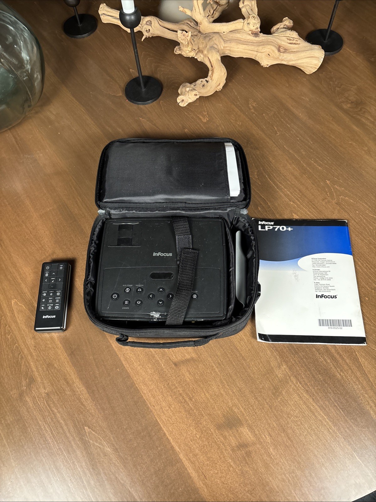 InFocus LP70+ Digital DLP Portable Projector With Cables