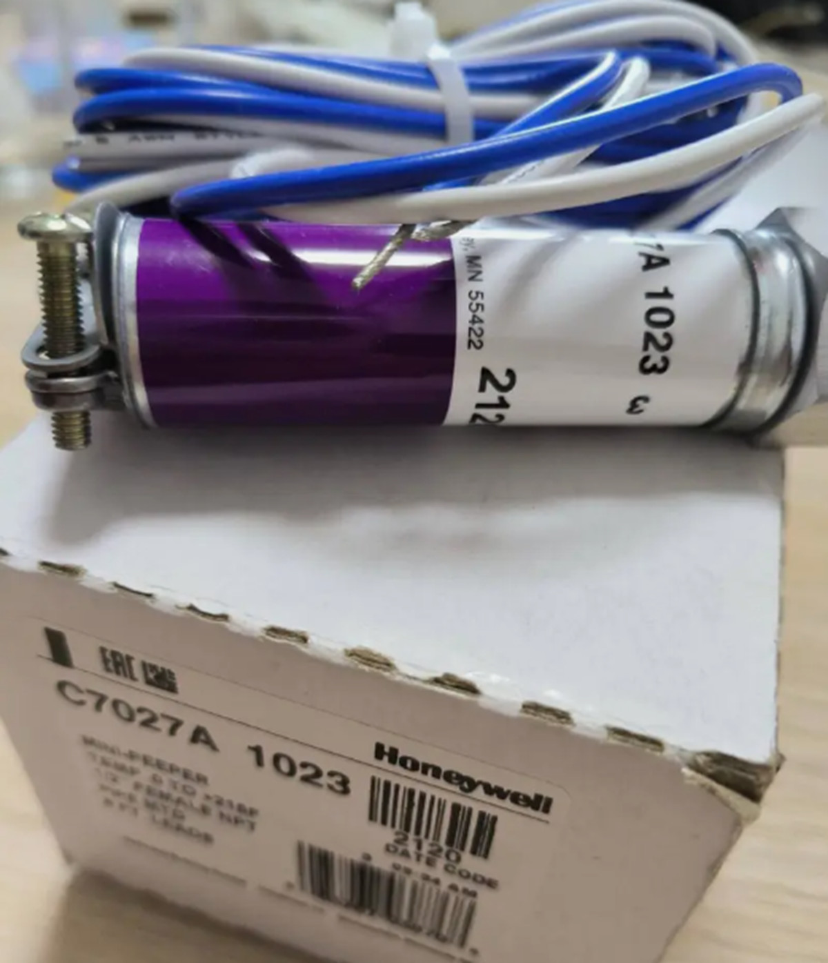 NEW HONEYWELL C7027A1023 Control Box Combustion Program