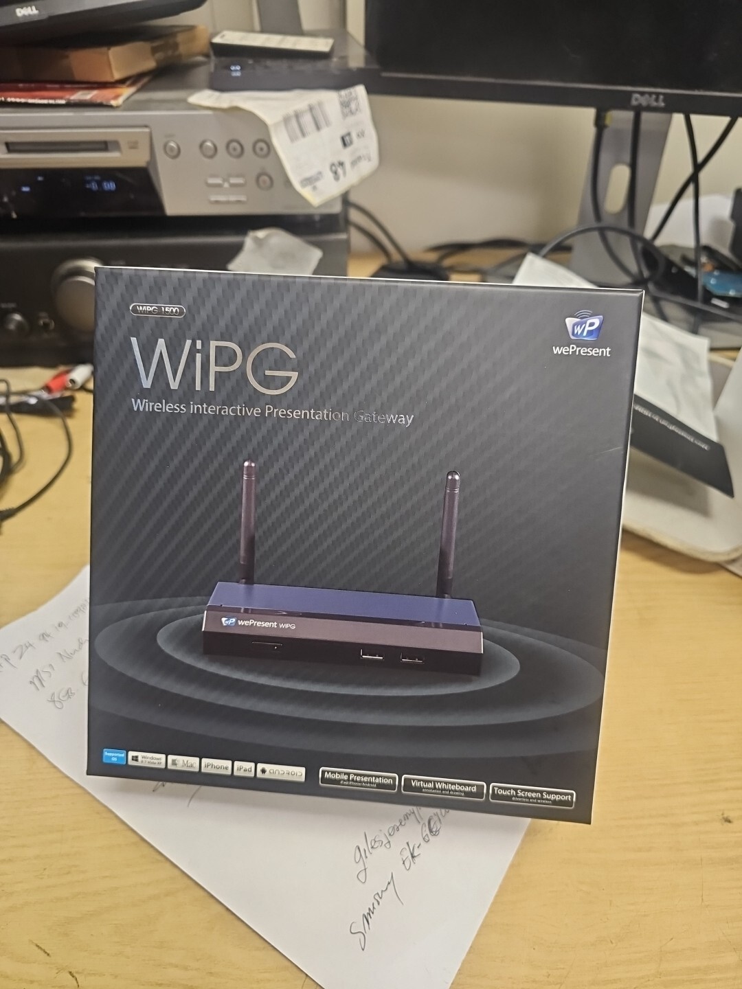 WePresent WiPG-1500 Wireless Interactive Presentation Gateway - BRAND NEW