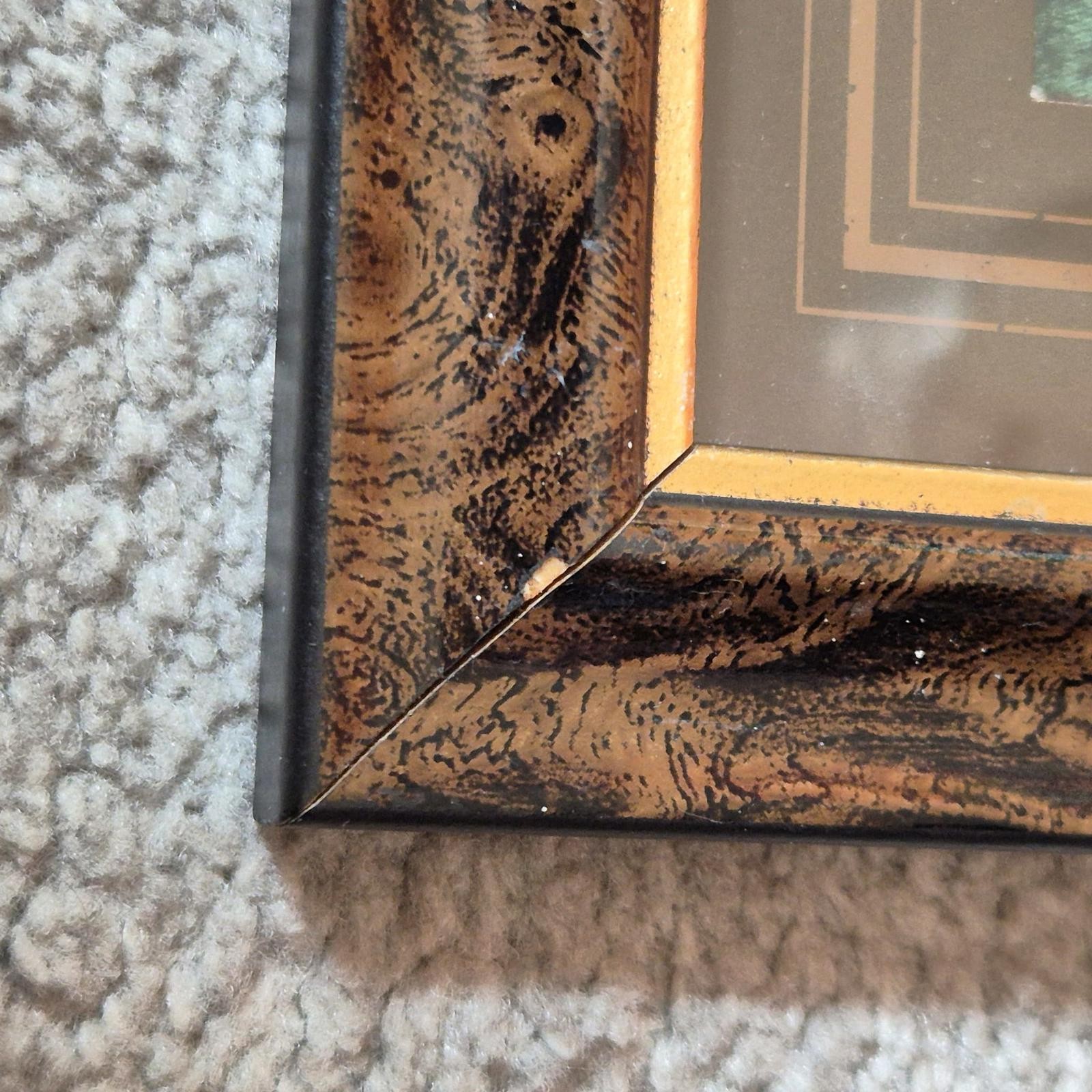 Framed White Tiger Foil Artwork