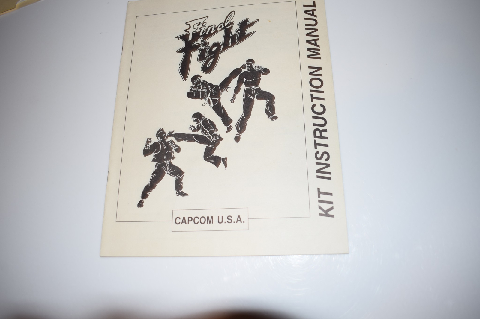 FIND FIGHT CAPCOM USA KIT INSTRUCTION MANUAL (BOOK801)