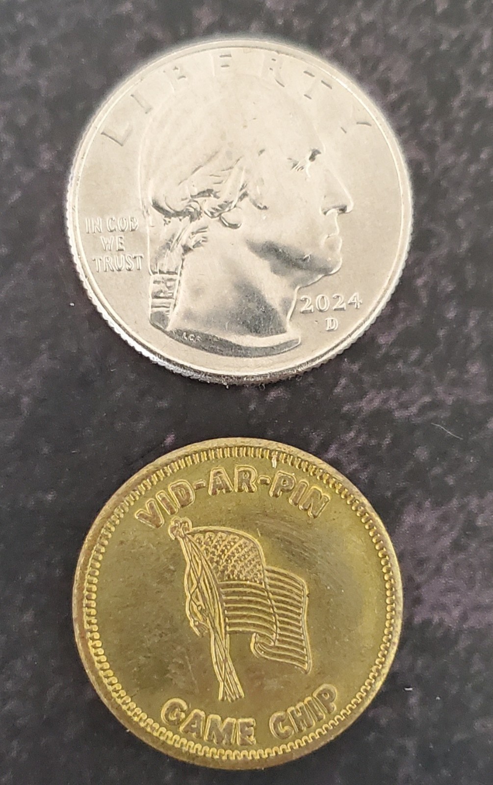 VID-AR-PIN Game Chip Arcade Game Token Boise, Idaho