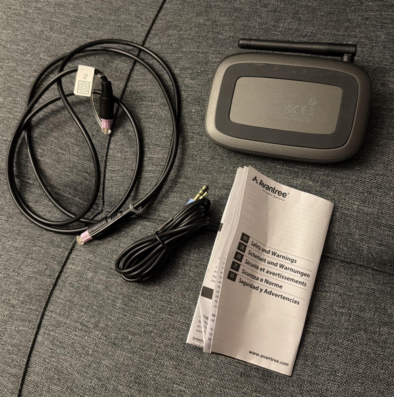 Avantree Oasis Plus Bluetooth Transmitter Receiver - BTTC-500P
