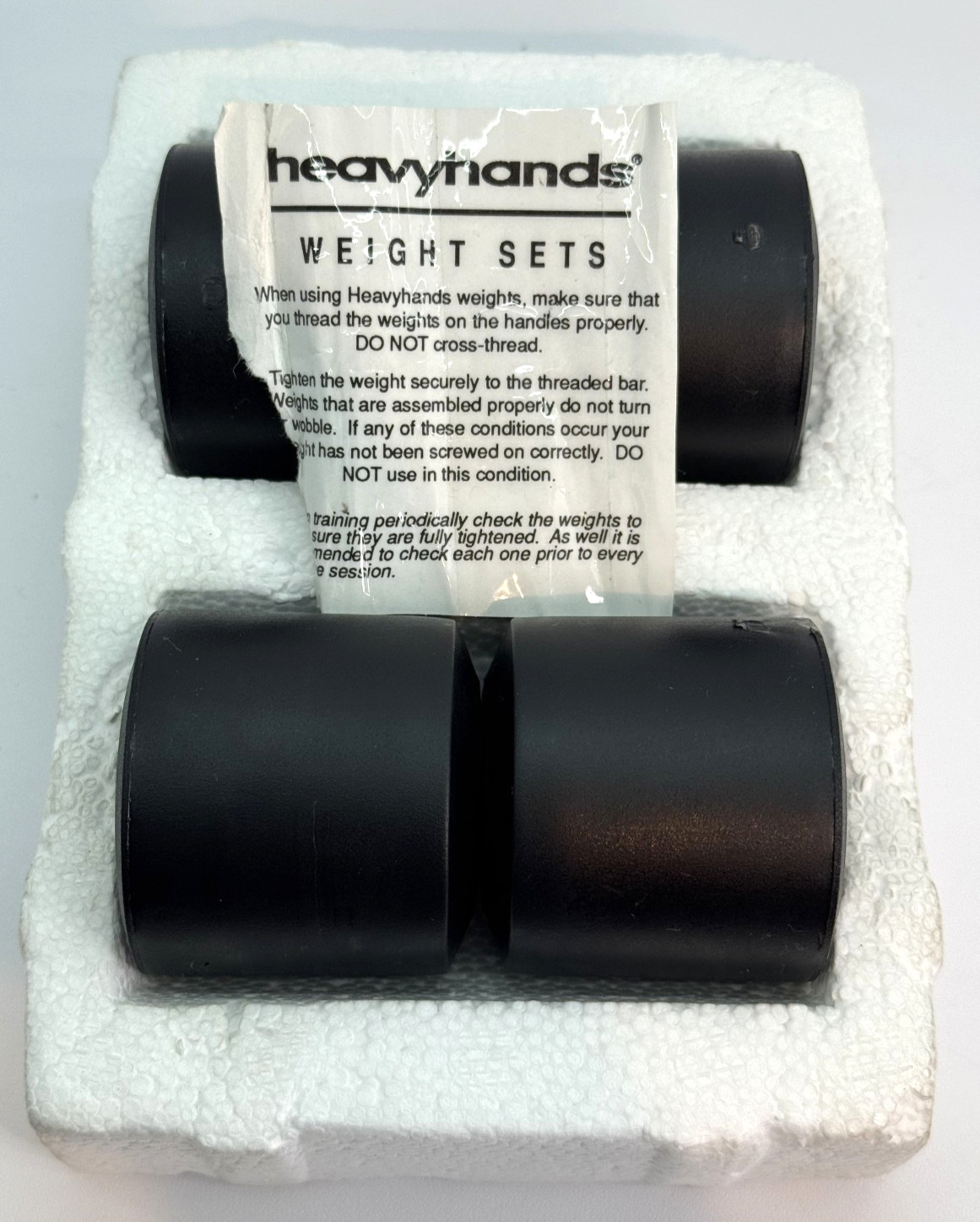 AMF Heaby Hands Weights | 3 lb | Made in Australia | Screw On | Lot of 4 Weights