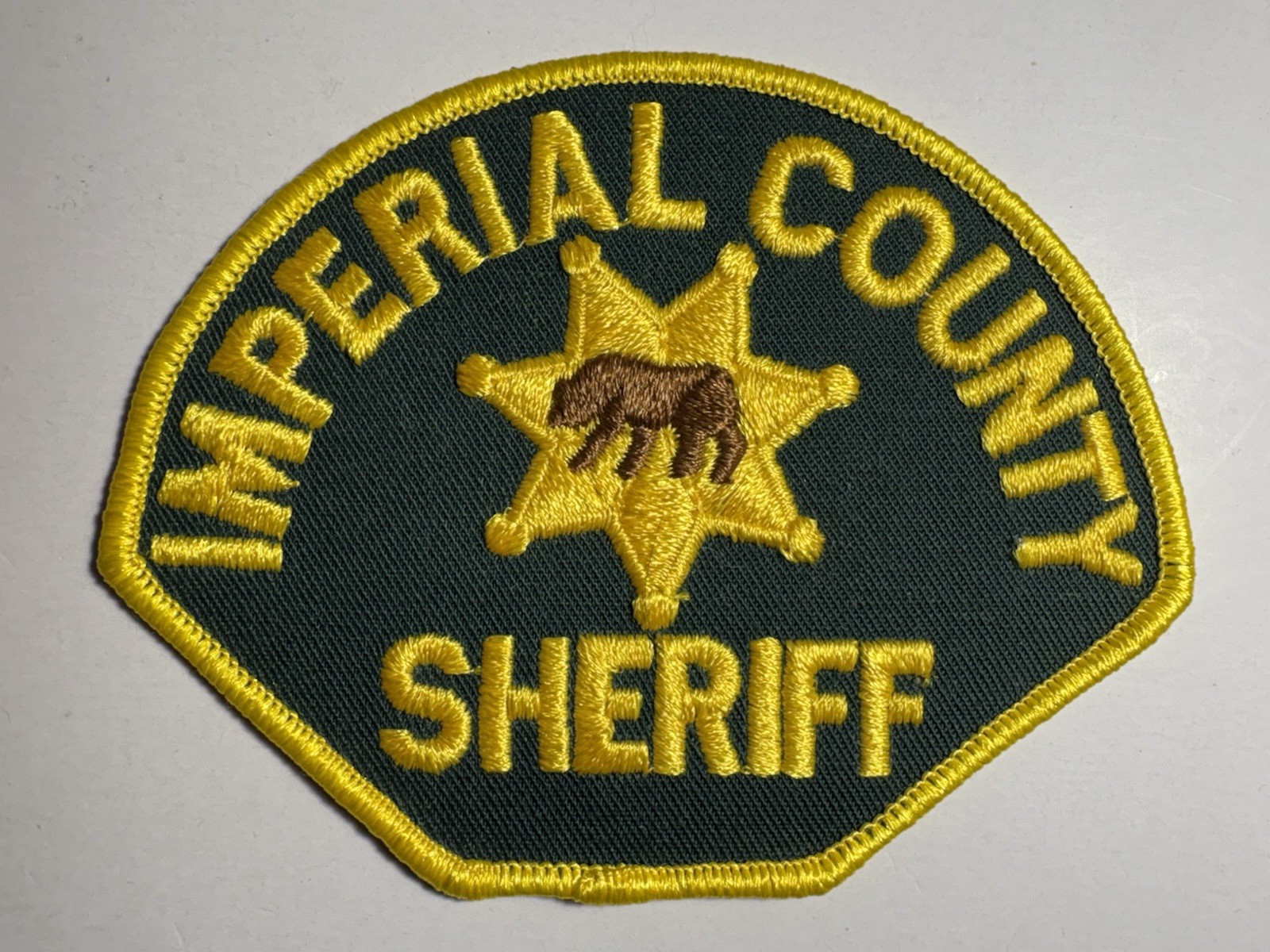 Imperial County California Sheriff Patch