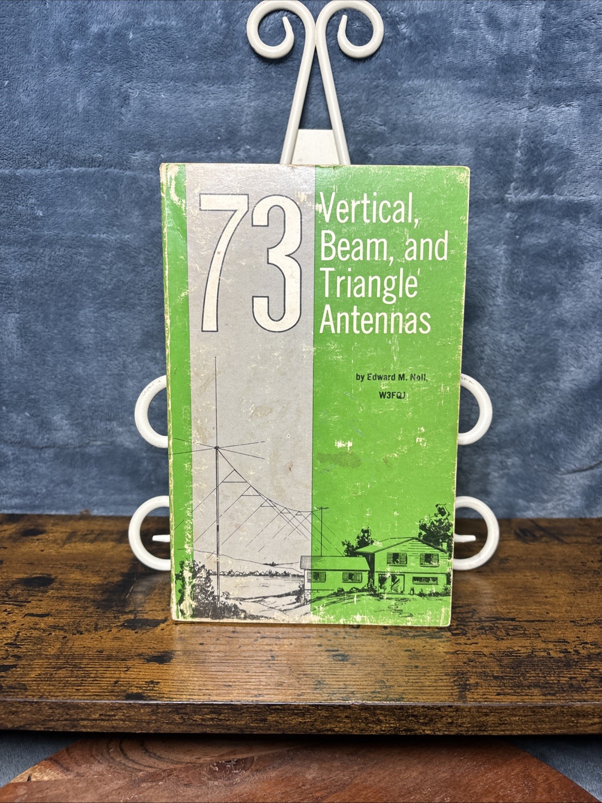 73 Vertical, Beam, and Triangle Antennas Edward M Noll Paperback Book HAM Radio