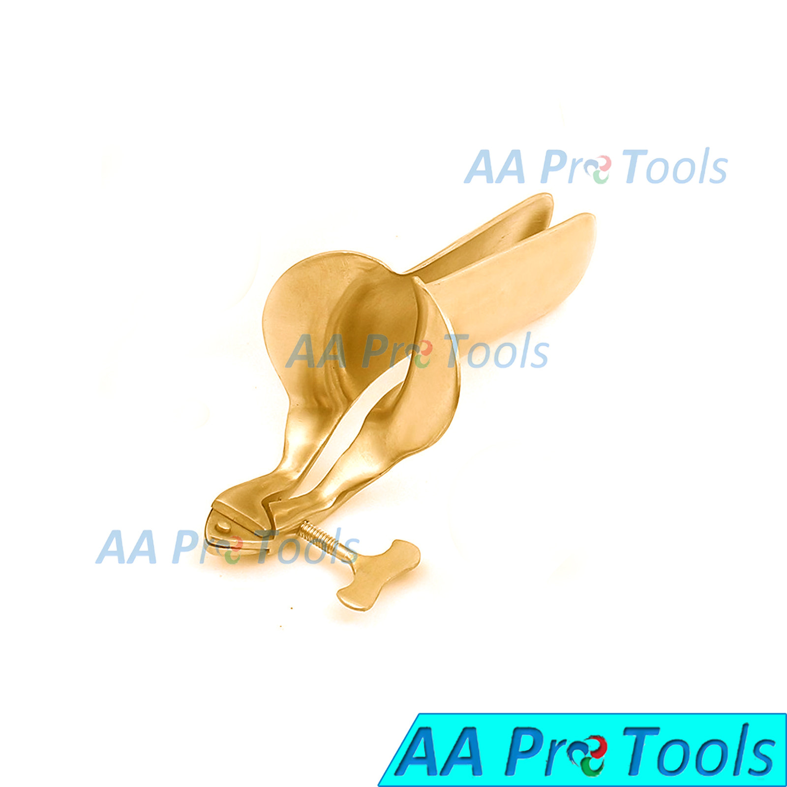 1-Full Gold Collin Vaginal Speculum Small OB/Gynecology Surgical Instruments