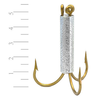 Gator Grabber Weighted Treble Hook. Made in USA.