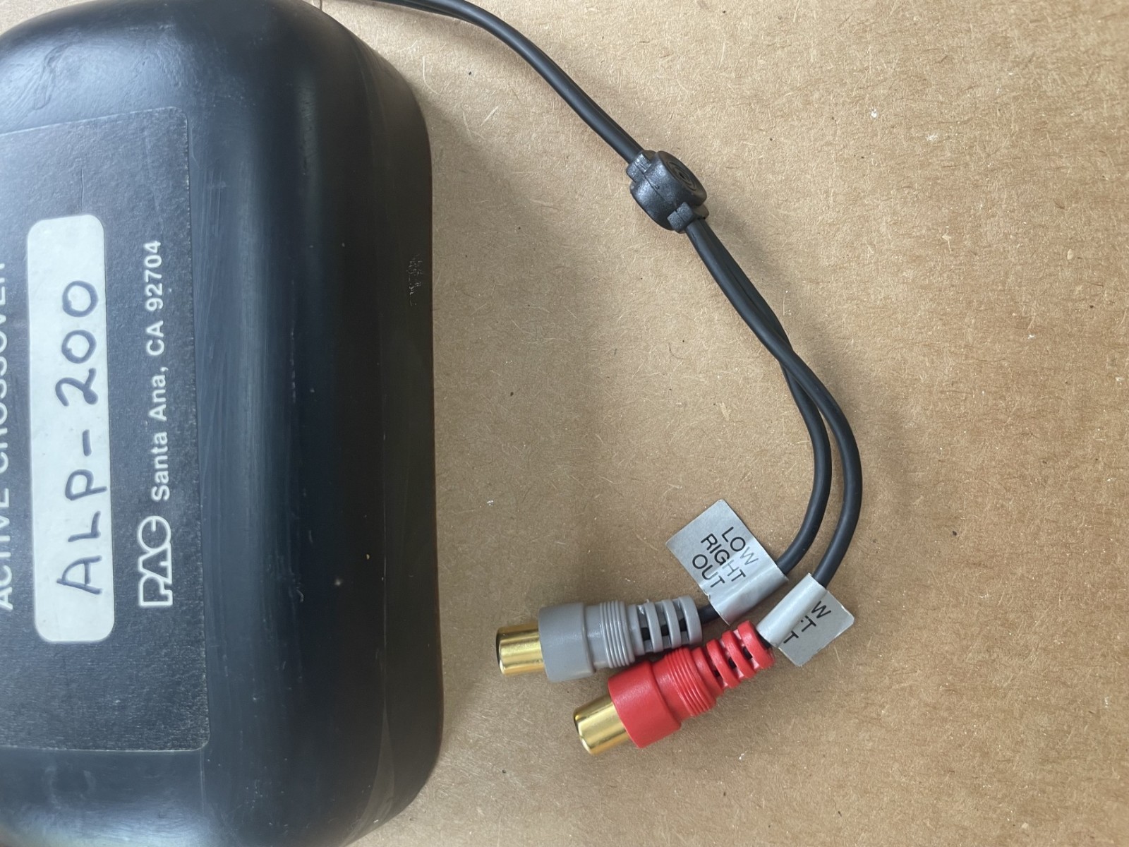 PAC "Old School" 200 hz. Active Crossover 12v.
