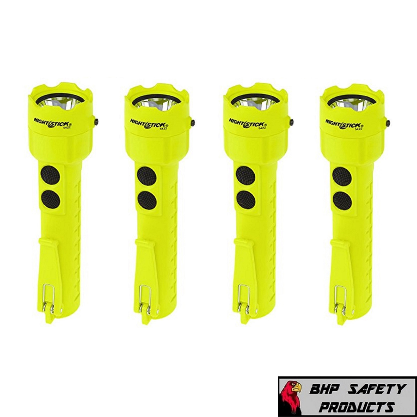 NIGHTSTICK XPP-5422G WATERPROOF SAFETY FLASHLIGHT 120 LUMENS LIME GREEN (4 PACK)
