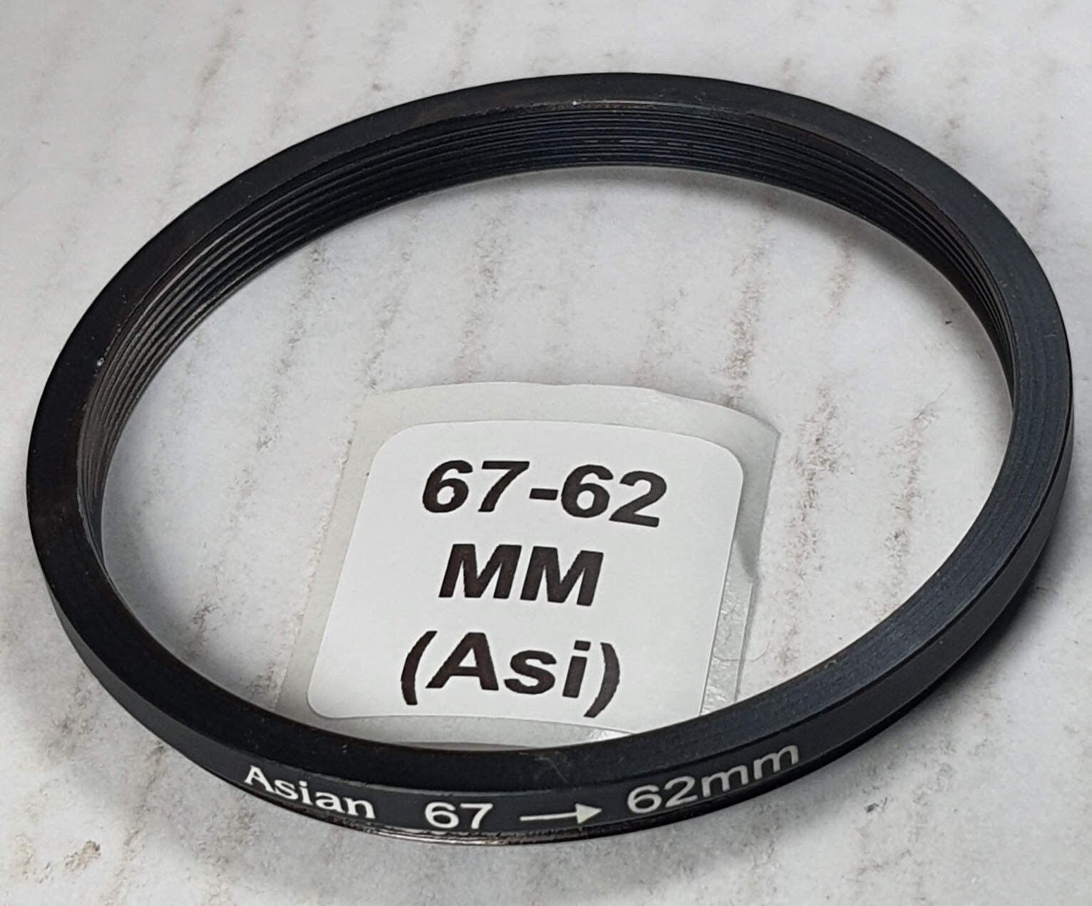 67-62mm Step-Down Lens Filter Converter Adapter Ring 67mm-62mm Metal E67 to E62