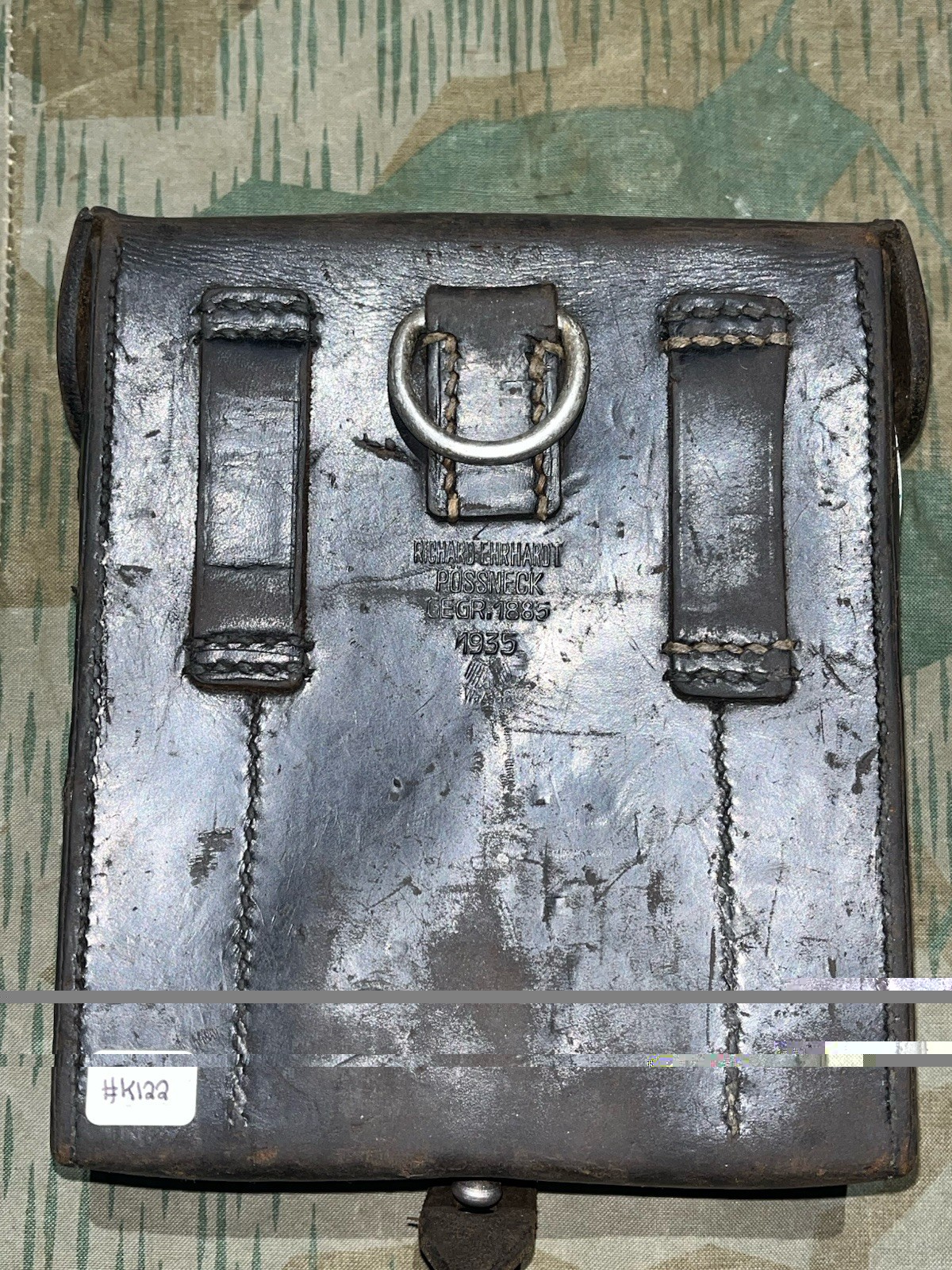 WW2 German Wehrmacht Original Mg34 Mg42 Gunner’s Tool Pouch Marked 1935