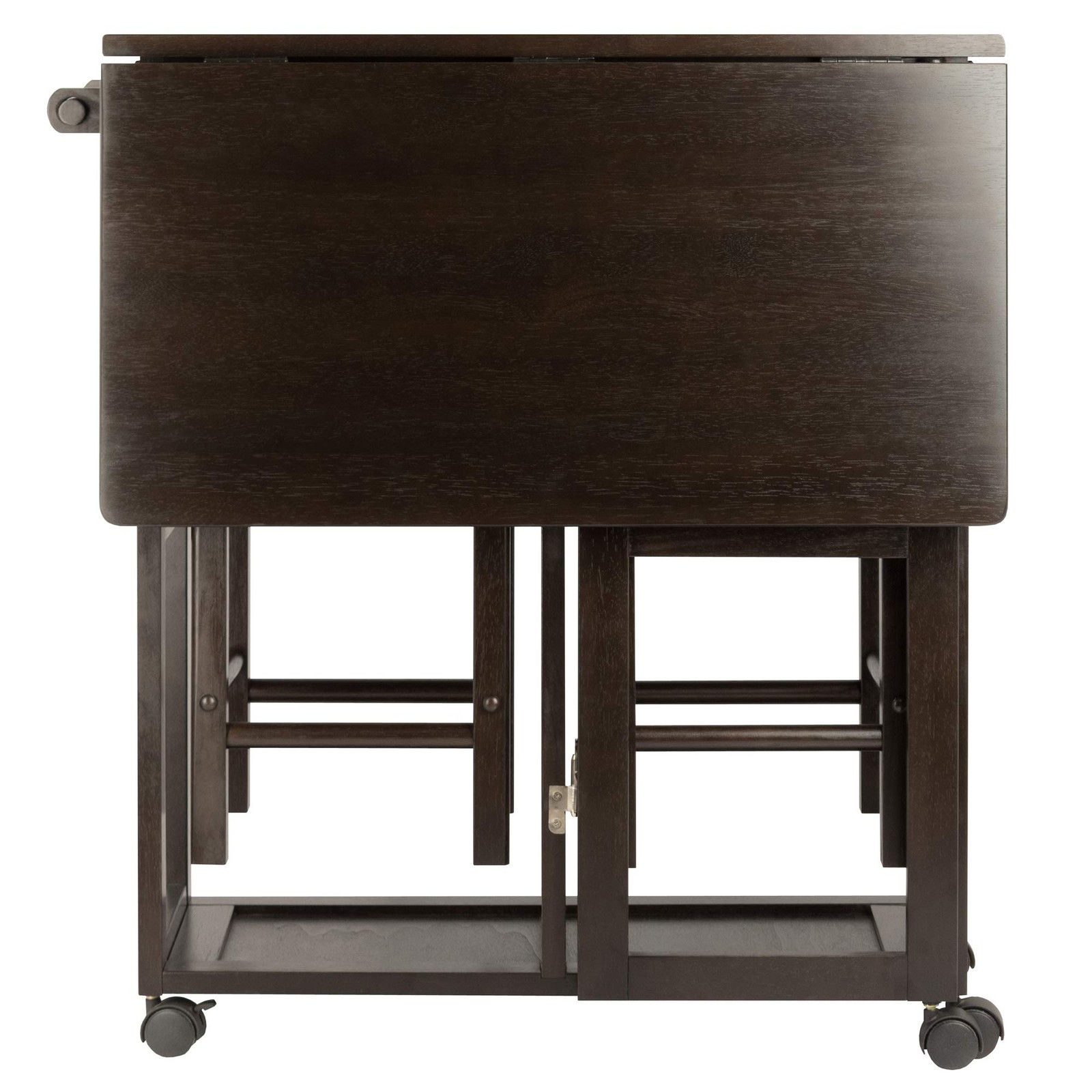 Suzanne Kitchen Table Set with Stools, Coffee, 33"