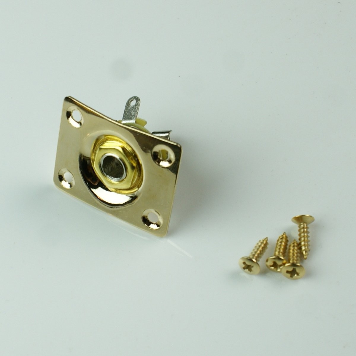 Universal Output Jack Plate Socket for Most Guitar,Square shape/Gold plated