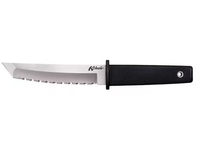 Cold Steel Kobun Serrated Fixed Blade Knife Tanto Blade Belt Sheath #17TS