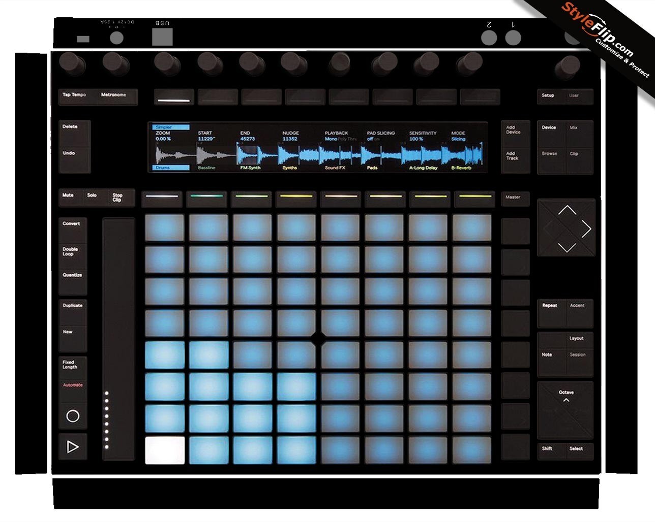 Ableton Push 2 Skin | Black | Protective Decal | StyleFlip