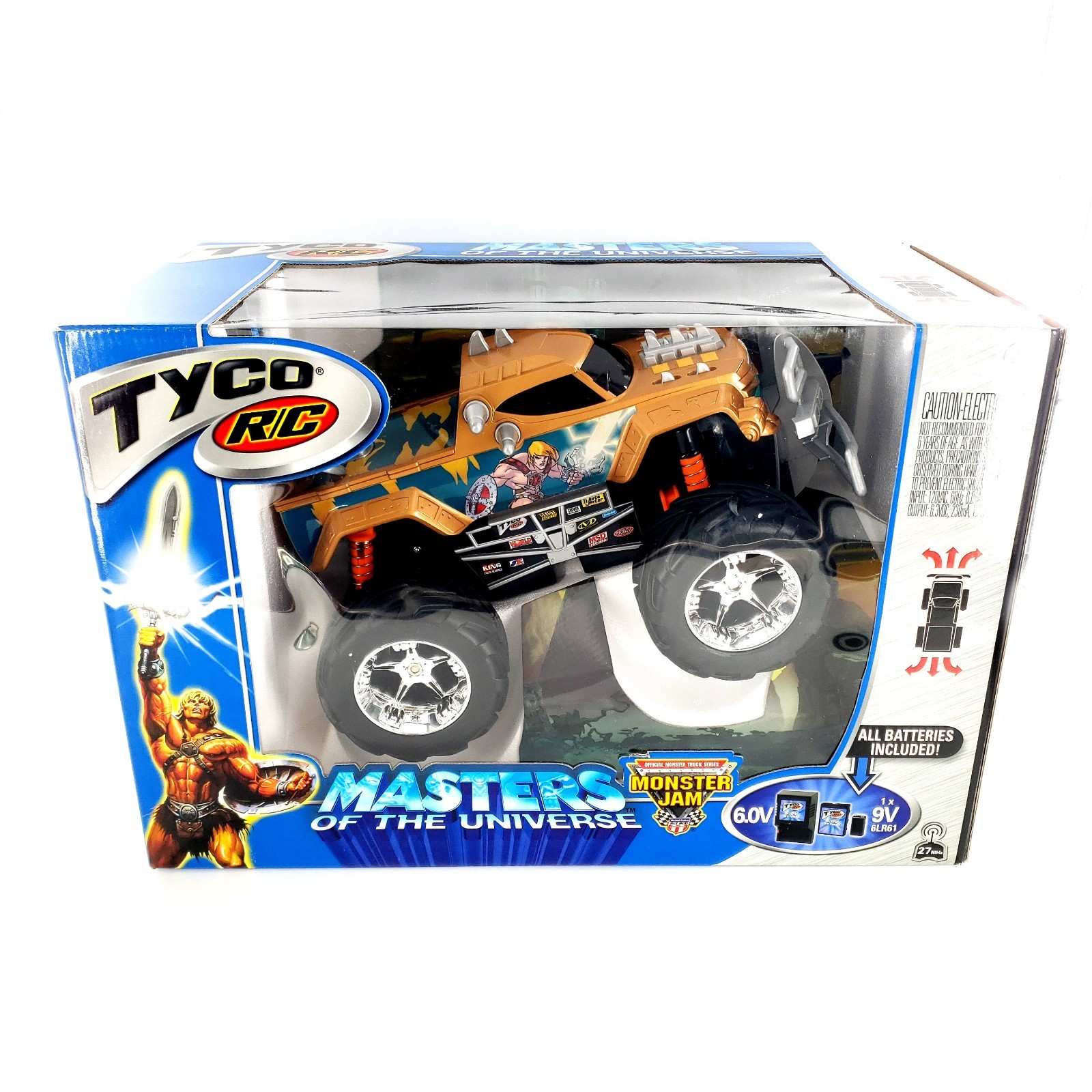 Tyco Monster Jam Masters Of The Universe R/C Truck 2003 Mattel Brand New Sealed