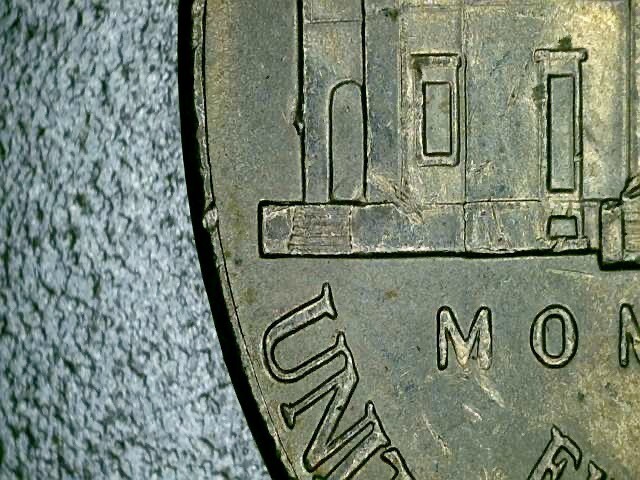 2016-P Jefferson Nickel Multiple Reverse And Obverse Die Chips. Errors. 16A