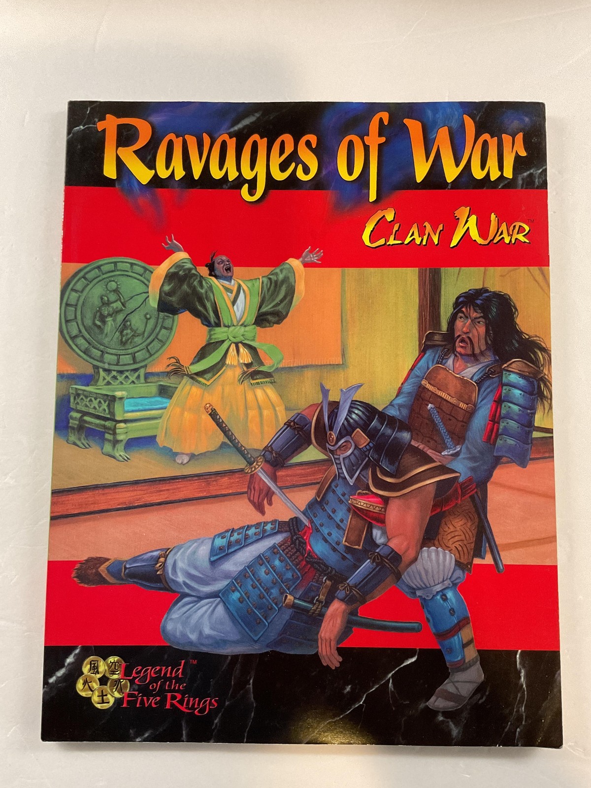 Alderac Legend Of The Five Rings Clan War Ravages Of War Softcover Book Scenario