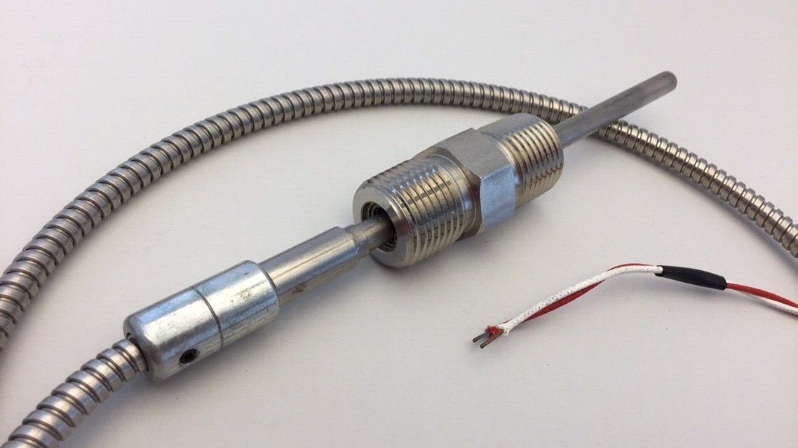 SW Controls J48G-002(1/2)-SC-8HN23Z-H Thermocouple 1/2" X 1/2" NPT 1/4" Sheath