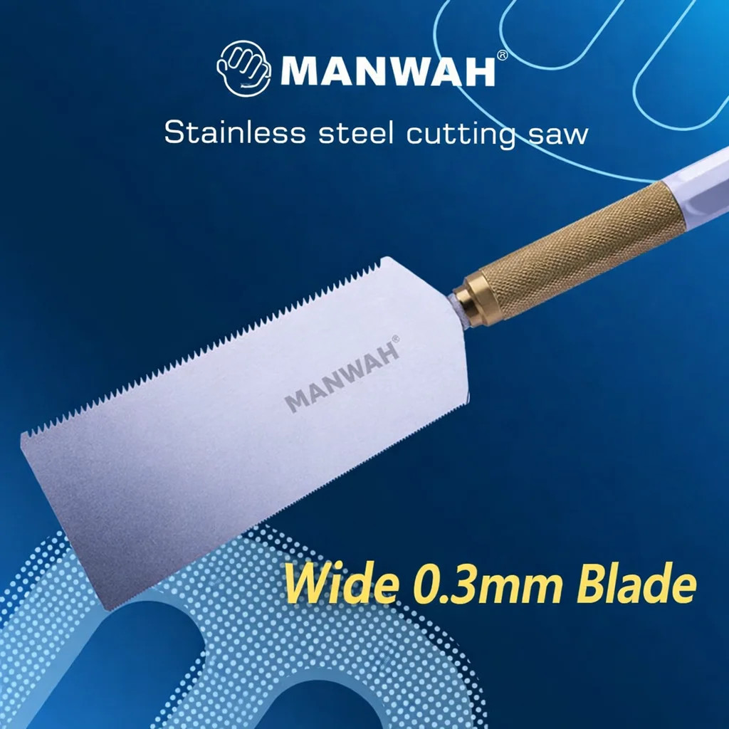 MANWAH 0.3mm Ultra-thin Stainless Steel Cutting Hand Saw Model Assembly Cutter