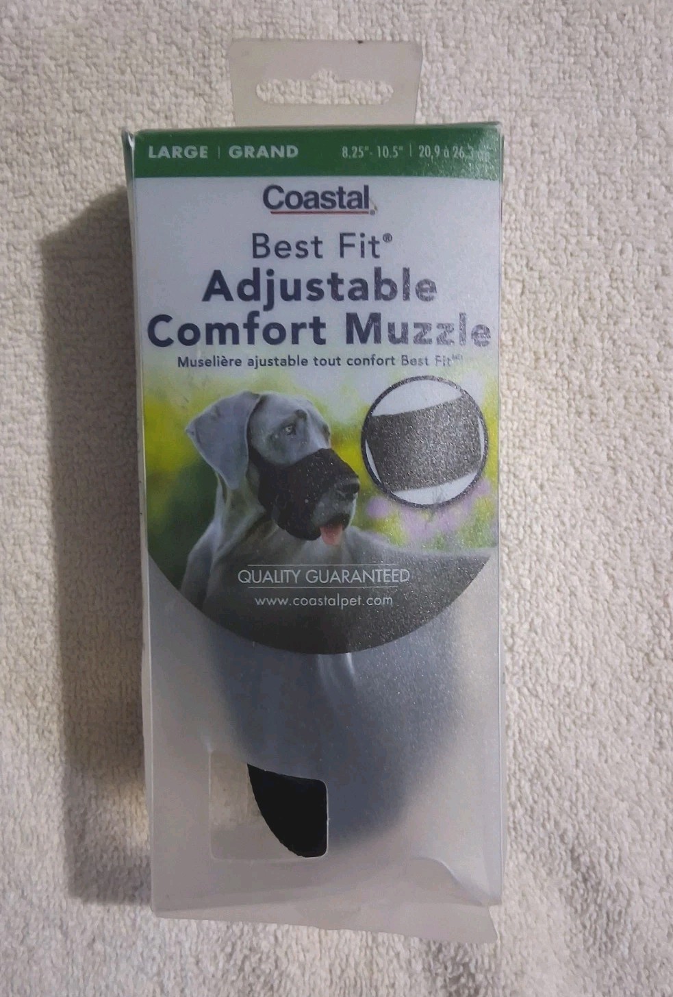 Coastal Best Fit Adjustable Comfort Muzzle Large Retriever German Shepherd