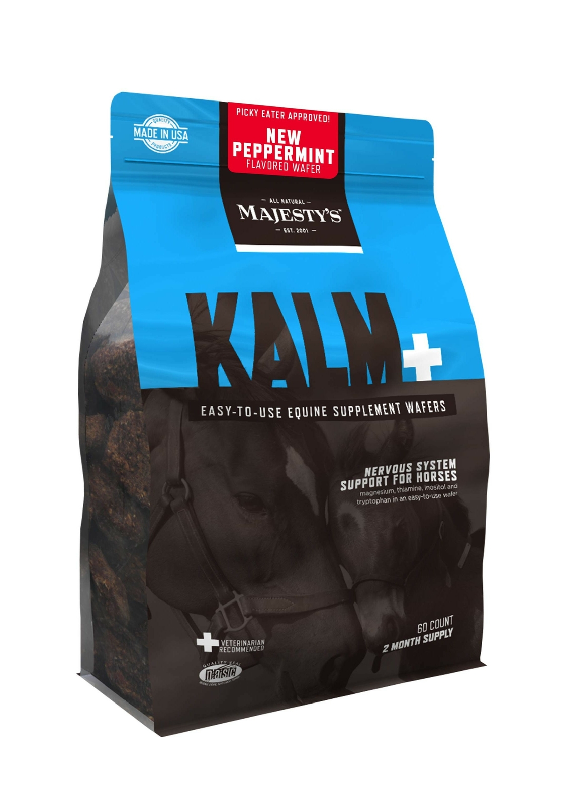 Majesty's Kalm Peppermint Wafers 60 Day Supply