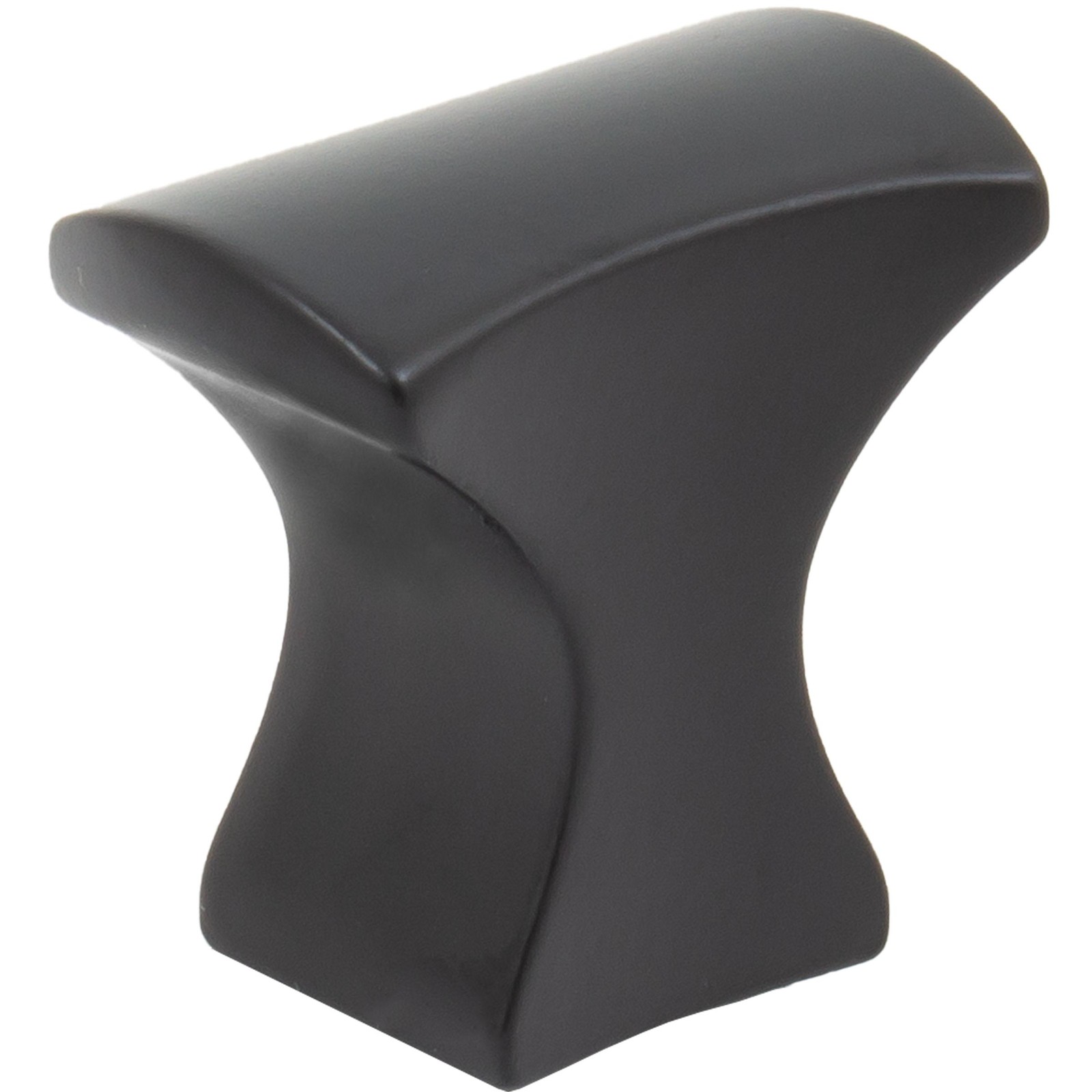 Curtiss Cabinet Knob, 1-1/4 Inches, Matte Black by Stone Harbor Hardware