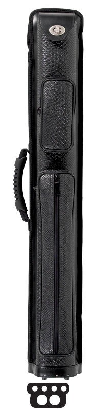 Elite ECNR24 BLACK 2Bx4S Billiards Pool Cue Stick Case w/ Shoulder Strap
