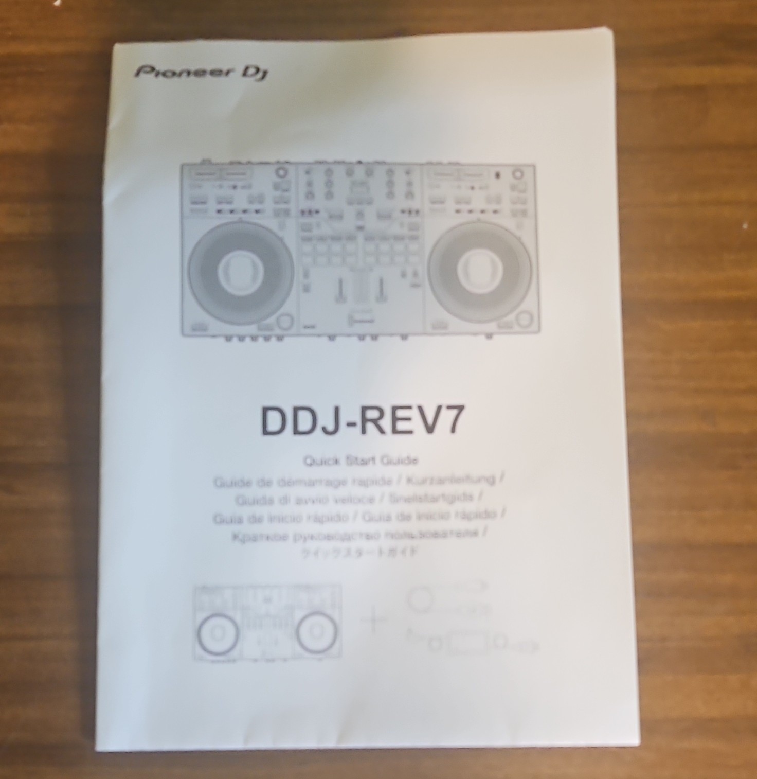 Pioneer DJ DDJ-REV7 Double Deck 2-Deck Controller Quick Start Guide Manual