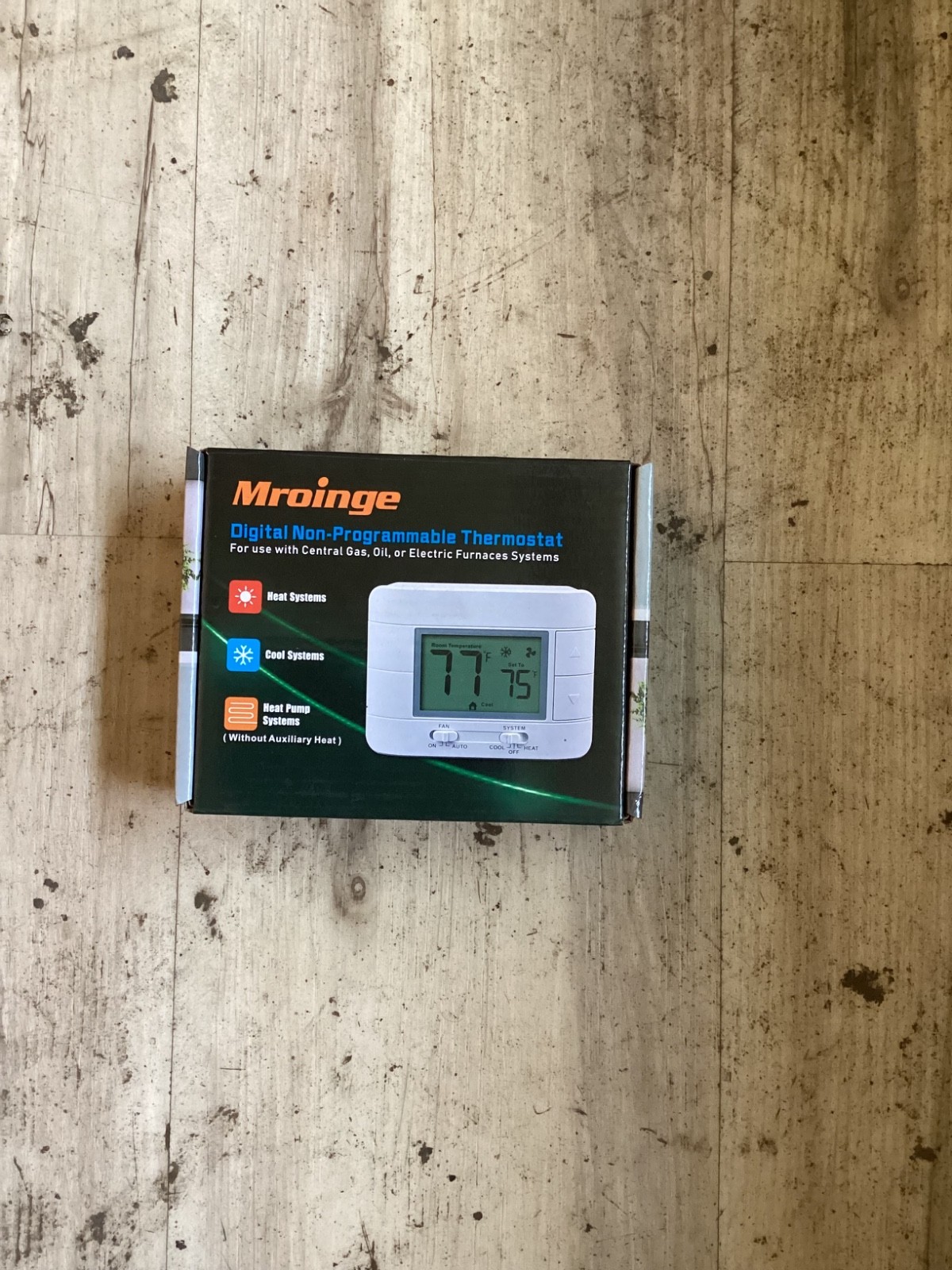 NEW Mroinge Digital Non-Progamming Thermostat
