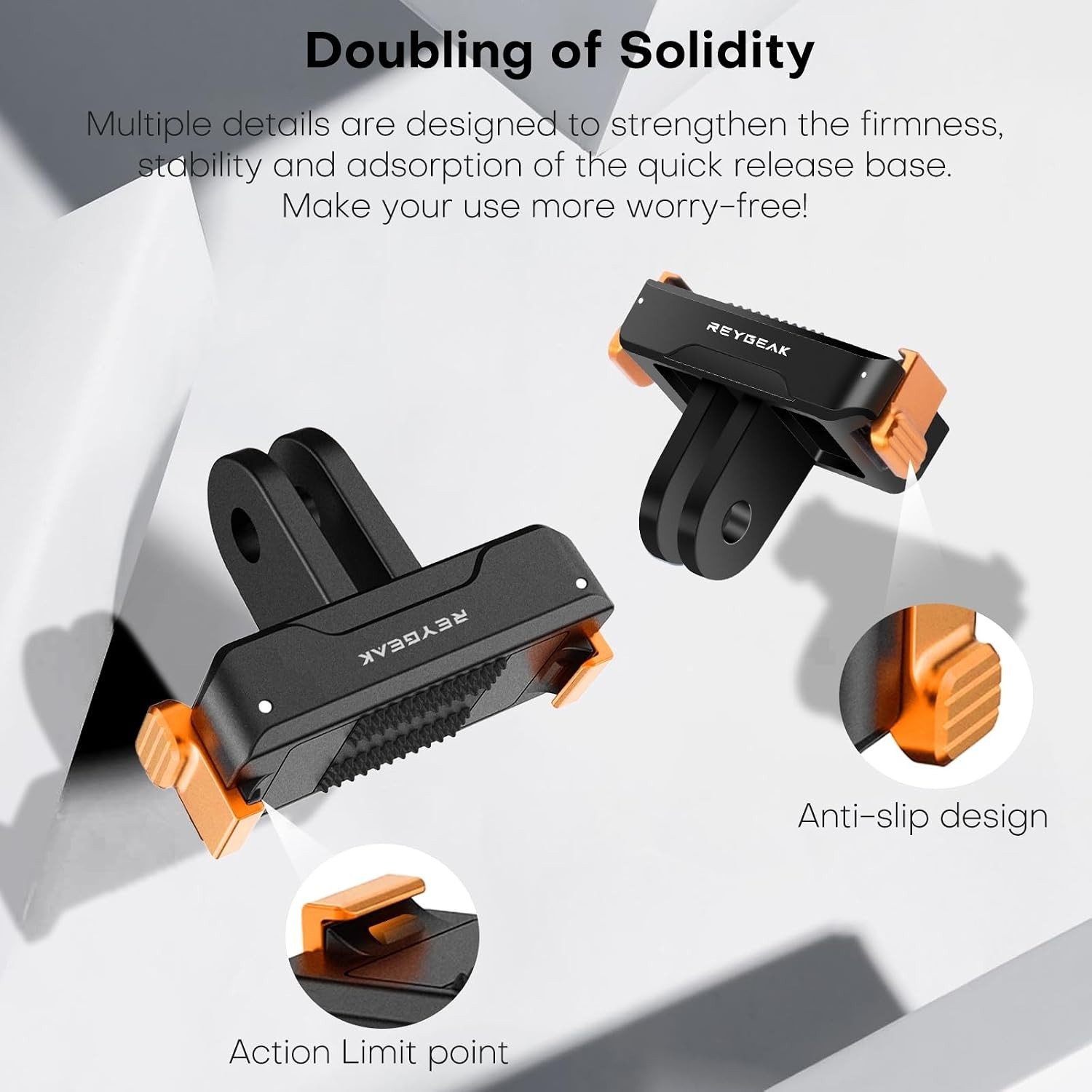 Enhanced Stability Quick Release Adapter for DJI OSMO 360/Action Cameras