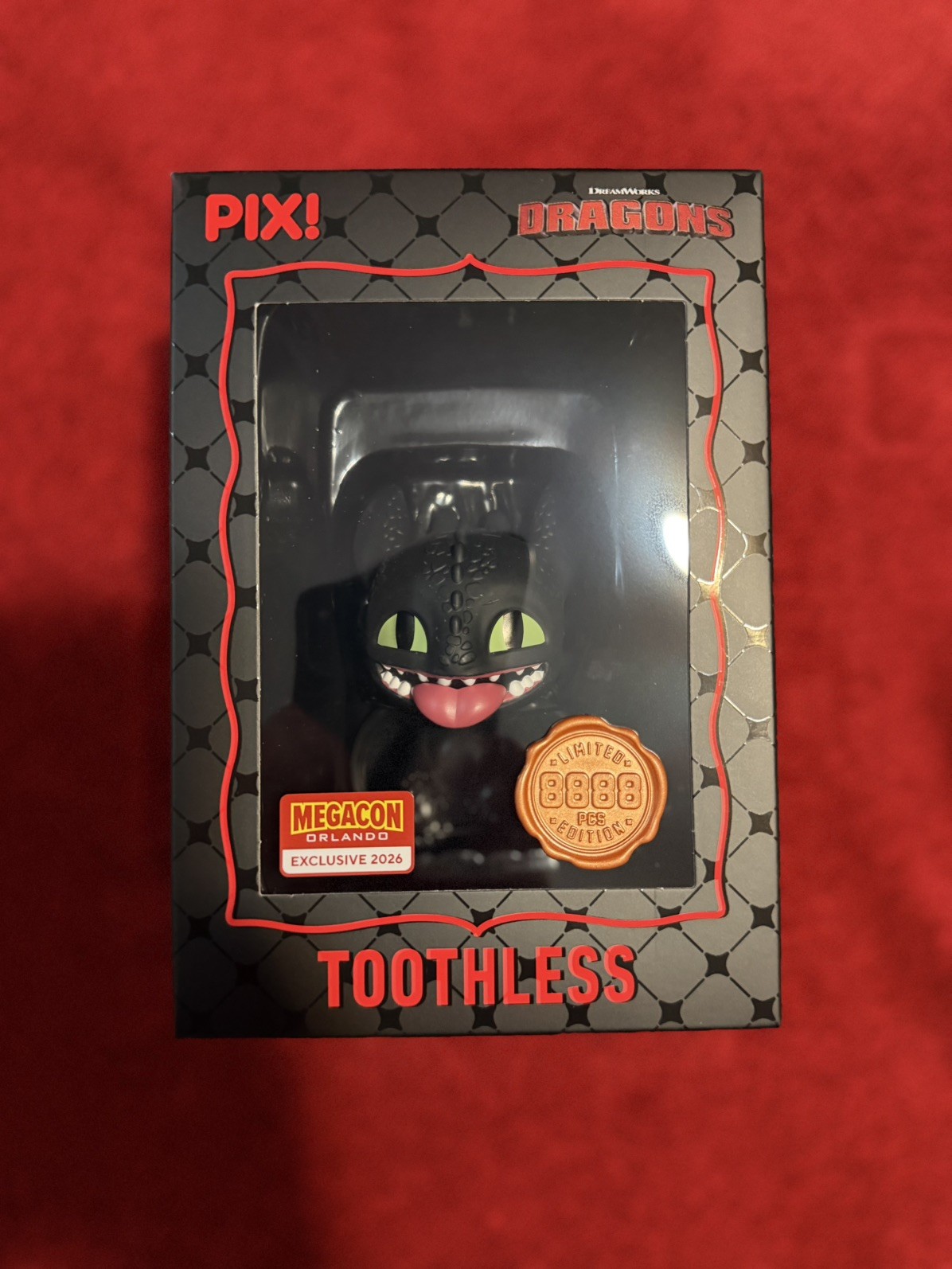 TOOTHLESS THRILLJOY PIX 2026 MegaCon Shared Exclusive - How to Train Your Dragon