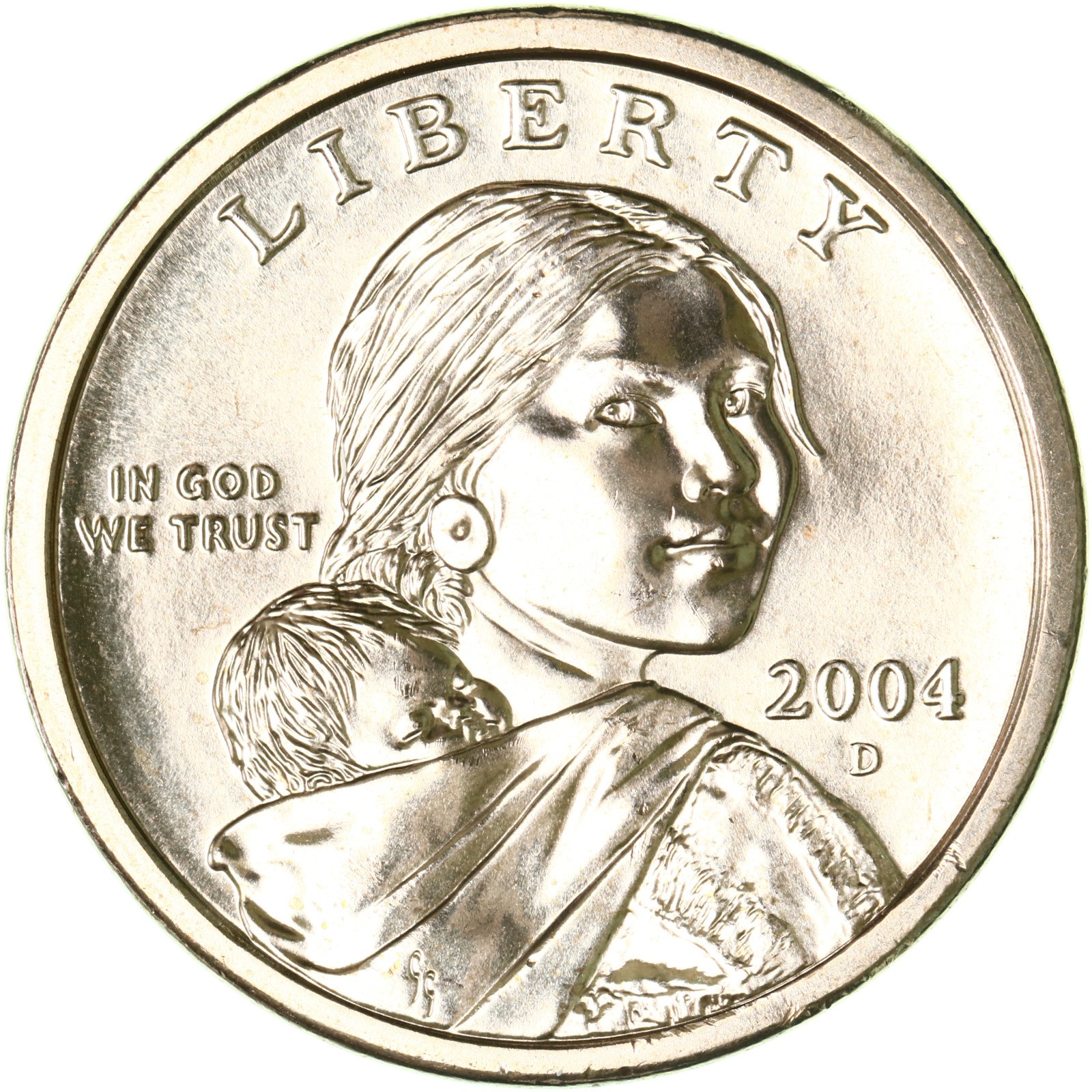 2004 D Native American Sacagawea Dollar Choice BU
