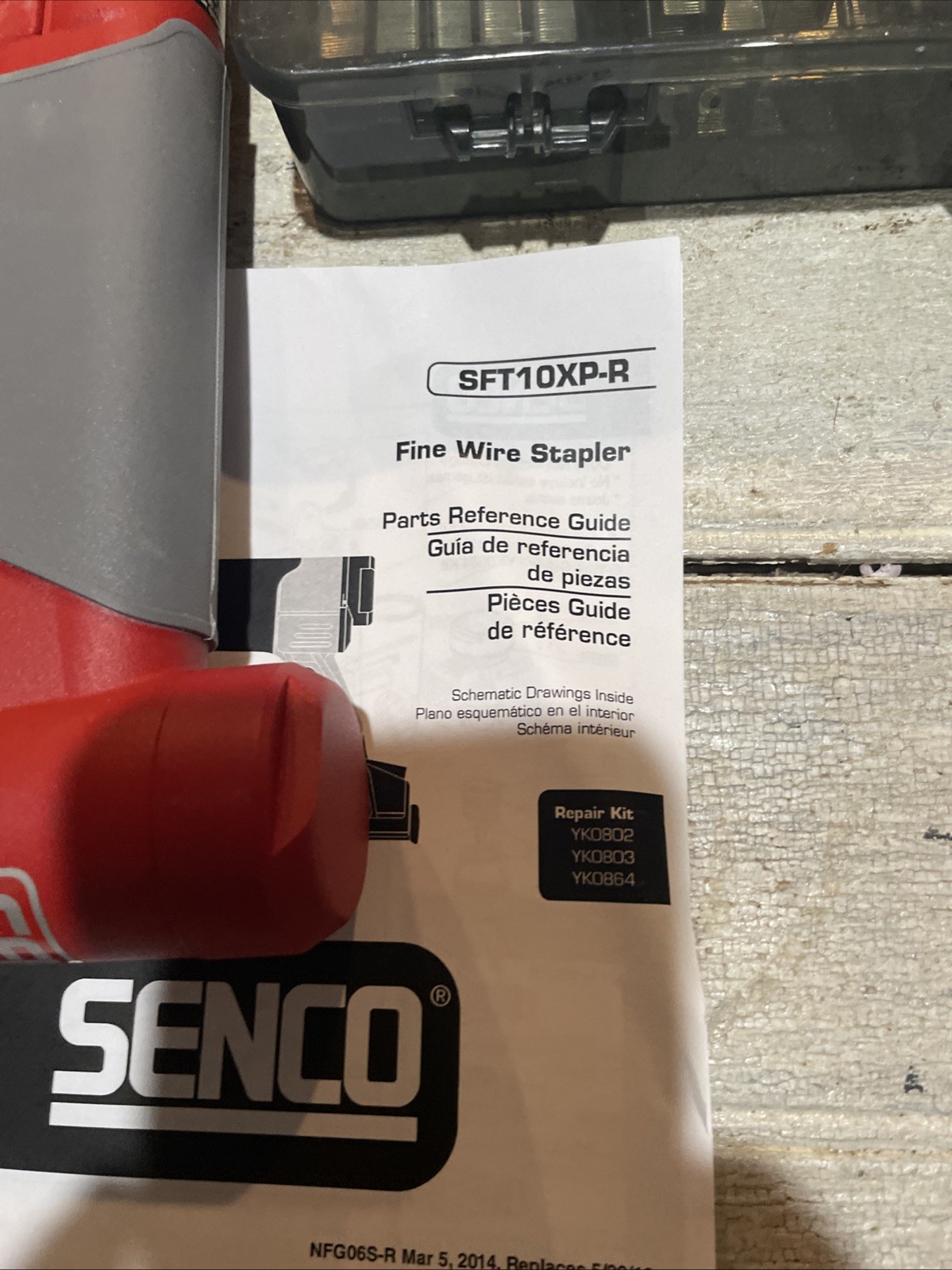 SENCO ProSeries SFT10XP-R 60-95 psi Fine Wire Stapler
