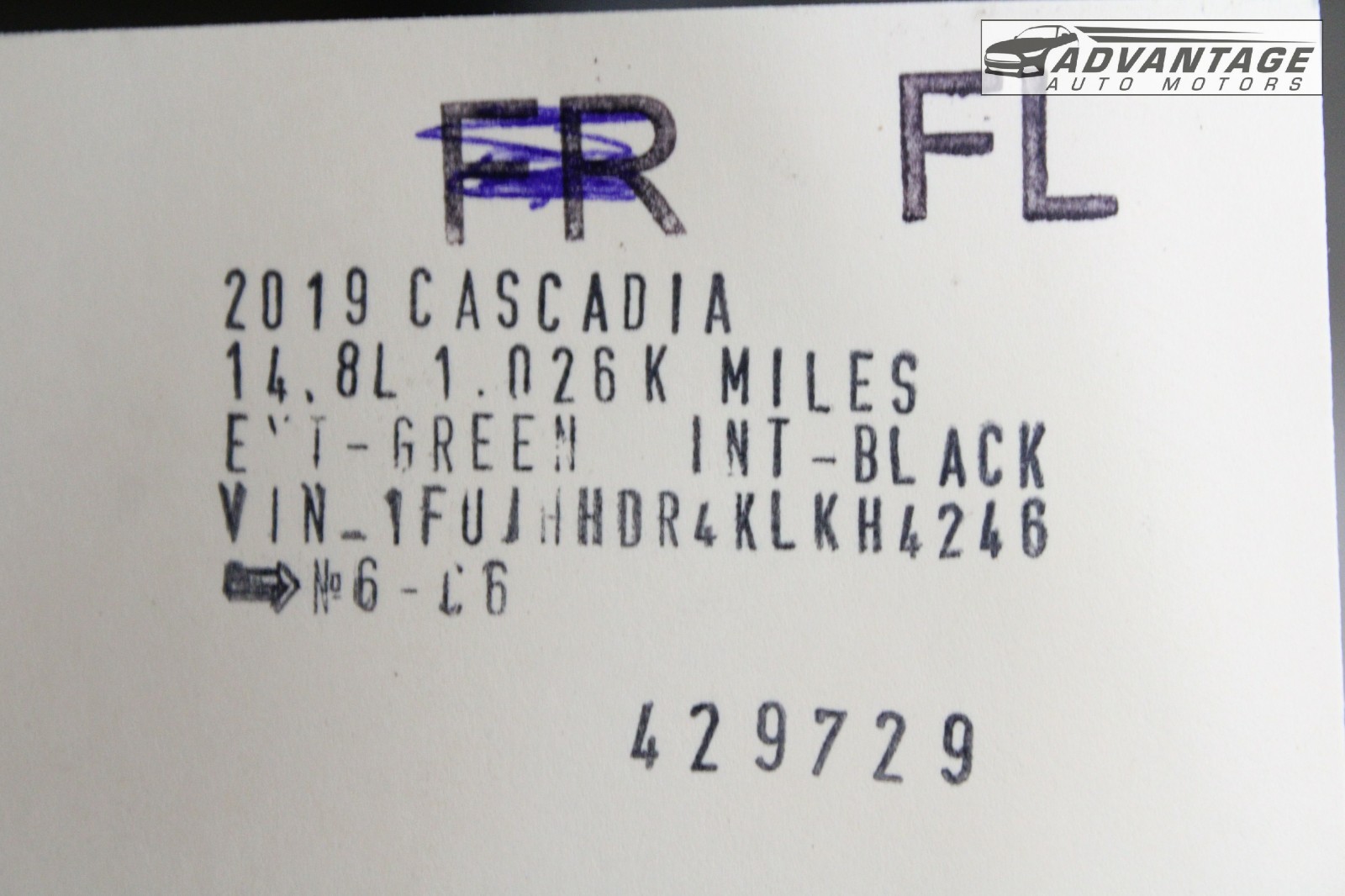 2018-2024 FREIGHTLINER CASCADIA 126 FRONT LEFT FAIRING METAL STEP PLATE OEM