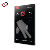 Cuetec AXIS Pool/Billiards Gray Glove; Left Bridge Hand, Medium