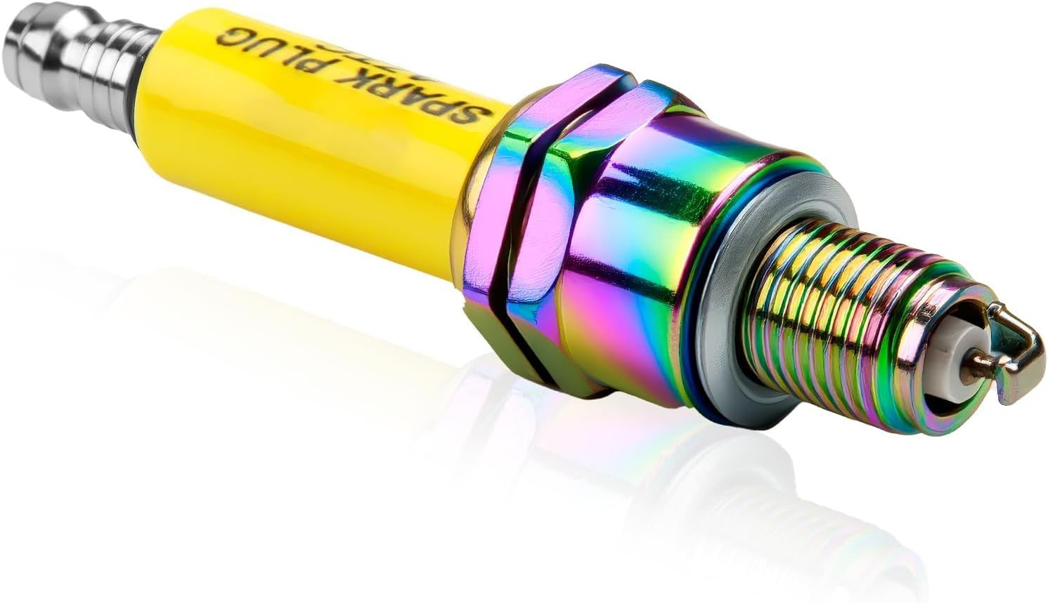 Iridium Spark Plug M10×1.0 Thread Fits for 49cc 50cc 125cc 150cc ATV Pit Dirt