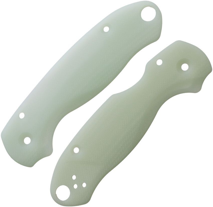 Flytanium Lotus Jade-Green G10 Scales For Customizing Spyderco Para 3 Knife